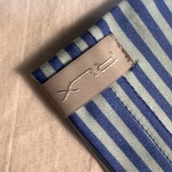 RLX Ralph Lauren Golf Classic Fit Airflow Jersey Stripe Polo in blue M NWT $110 - Picture 8 of 8